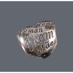 PANDORA Sterling Silver 791112 MOTHER'S DAY Mums of the World HEART CHARM MOM